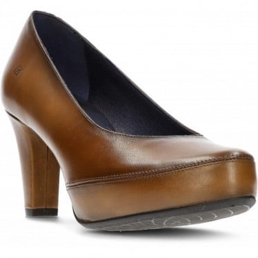 ZAPATO DE TACON FLUCHOS BLESA D5794 CUERO