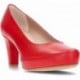 ZAPATO DE TACON FLUCHOS BLESA D5794 ROJO