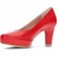 ZAPATO DE TACON FLUCHOS BLESA D5794 ROJO