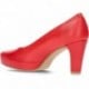 ZAPATO DE TACON FLUCHOS BLESA D5794 ROJO