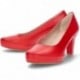 ZAPATO DE TACON FLUCHOS BLESA D5794 ROJO