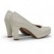 ZAPATO DE TACON FLUCHOS BLESA D5794 HIELO