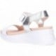Sandalias de mujer CALLAGHAN Llana 29925 BLANCO