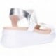 Sandalias de mujer CALLAGHAN Llana 29925 BLANCO