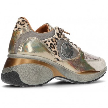 Sneakers para mujer Cetti C-1376 Metal y Animal print OLD_ROSE
