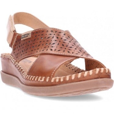 Sandalias de cuña PIKOLINOS Cadaques W8K-0848C1 BRANDY