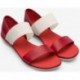 SANDALIA CAMPER RIGHT NINA 21735 BLANCO_ROJO
