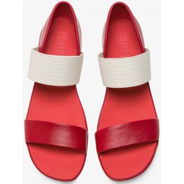 SANDALIA CAMPER RIGHT NINA 21735 BLANCO_ROJO