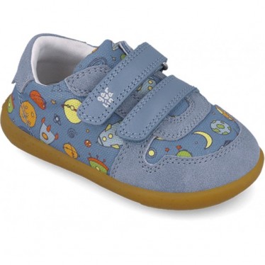 Deportiva respetuosa para chico Garvalin 252341 Lona Estampado INDIGO_A631