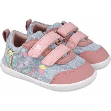 Deportiva respetuosa para chica Garvalin 252345 Lona Estampado VAQUERO_A224