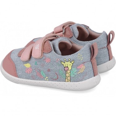 Deportiva respetuosa para chica Garvalin 252345 Lona Estampado VAQUERO_A224