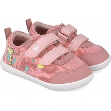 Deportiva respetuosa para chica Garvalin 252345 Lona Estampado ROSA_B032