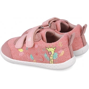Deportiva respetuosa para chica Garvalin 252345 Lona Estampado ROSA_B032
