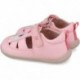 Sandalias respetuosas para chica Garvalin 252346 Lona Jirafa ROSA_B032