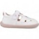 Sandalias respetuosas para chica Garvalin 252346 Lona Jirafa BLANCO_C050