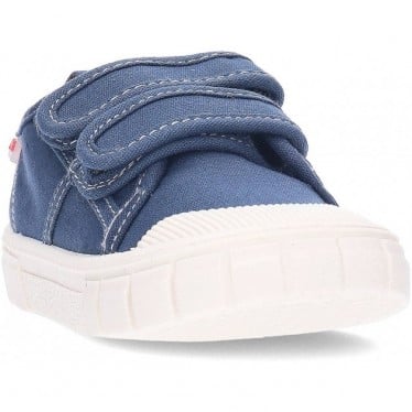 Deportivas respetuosas para niño GARVALIN Lona Basico 252381 AZUL_MARINO_A089