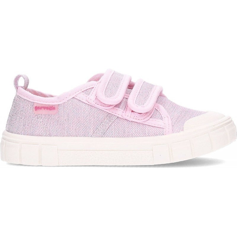 Deportivas respetuosas para niña GARVALIN Lona Basico 252381 ROSA_E032