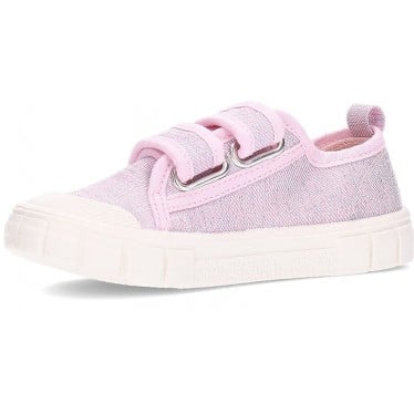 Deportivas respetuosas para niña GARVALIN Lona Basico 252381 ROSA_E032