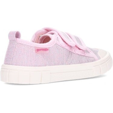 Deportivas respetuosas para niña GARVALIN Lona Basico 252381 ROSA_E032