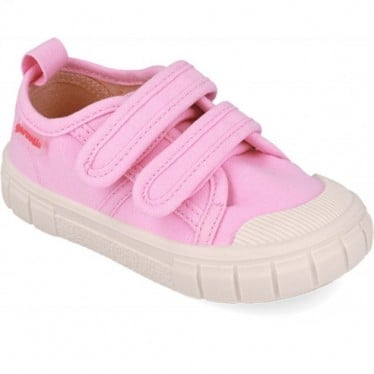 Deportivas respetuosas para niña GARVALIN Lona Basico 252381 ROSA_D032