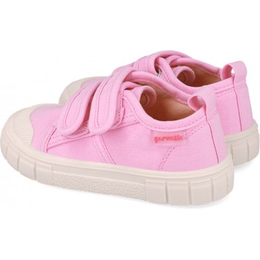 Deportivas respetuosas para niña GARVALIN Lona Basico 252381 ROSA_D032