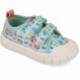 Deportiva respetuosa para chica 252383 Lona Estampado TURQUESA_A539