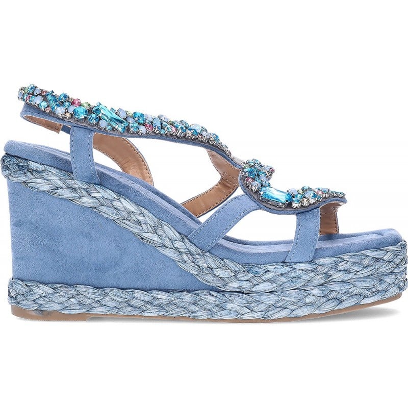 Sandalias para mujer LAURA VITA MARIEO13 BLEU