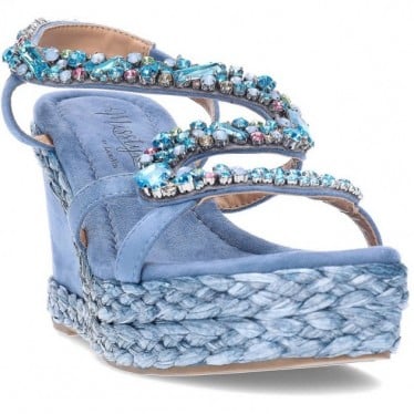 Sandalias para mujer LAURA VITA MARIEO13 BLEU