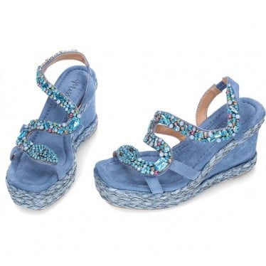 Sandalias para mujer LAURA VITA MARIEO13 BLEU