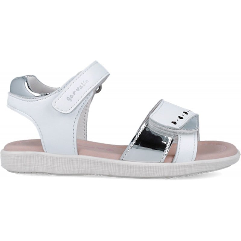 Sandalias para chica Garvalin 252421 Dream Metalizado BLANCO_A050