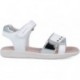 Sandalias para chica Garvalin 252421 Dream Metalizado BLANCO_A050