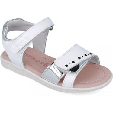 Sandalias para chica Garvalin 252421 Dream Metalizado BLANCO_A050