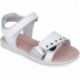 Sandalias para chica Garvalin 252421 Dream Metalizado BLANCO_A050