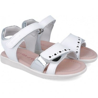 Sandalias para chica Garvalin 252421 Dream Metalizado BLANCO_A050