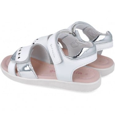 Sandalias para chica Garvalin 252421 Dream Metalizado BLANCO_A050