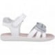 Sandalia para chica Garvalin 252422 Dream Lazo BLANCO_B050