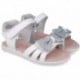 Sandalia para chica Garvalin 252422 Dream Lazo BLANCO_B050