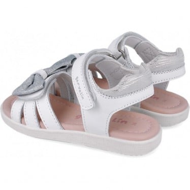 Sandalia para chica Garvalin 252422 Dream Lazo BLANCO_B050