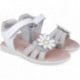 Sandalias para chica Garvalin 252423 Dream Flor BLANCO_A050