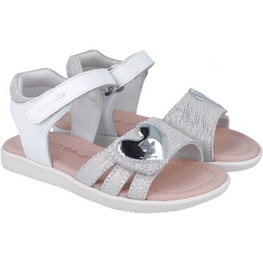 Sandalias para chica Garvalin 252424 Dream Corazón BLANCO_B050
