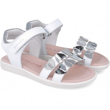 Sandalias para chica Garvalin 252425 Dream Corazones BLANCO_B050