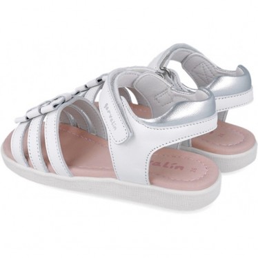 Sandalias para chica Garvalin 252427 Dream Lazos BLANCO_B050
