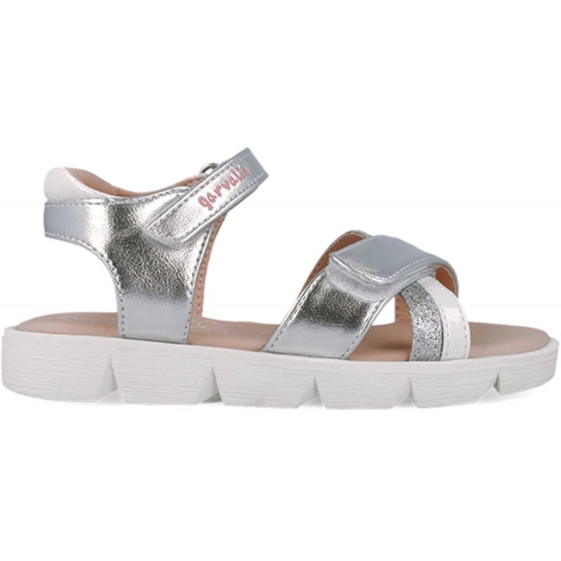 Sandalias para chica Garvalin 252446 Smile Tiras BLANCO_B050
