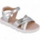 Sandalias para chica Garvalin 252446 Smile Tiras BLANCO_B050