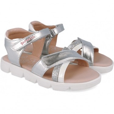 Sandalias para chica Garvalin 252446 Smile Tiras BLANCO_B050
