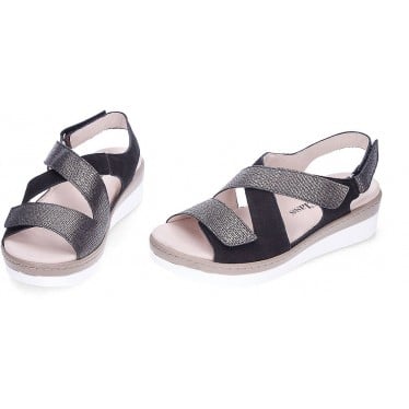 Sandalia para mujer COMFORT CLASS 5125 NEGRO