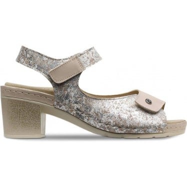 Sandalia con tacón Saguys 20675 Especial Comfort BEIGE