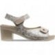 Sandalia con tacón Saguys 20675 Especial Comfort BEIGE