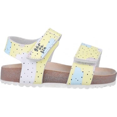 Sandalias para chica Garvalin 252460 Bios Estampado AMARILLO_A253