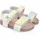 Sandalias para chica Garvalin 252460 Bios Estampado AMARILLO_A253